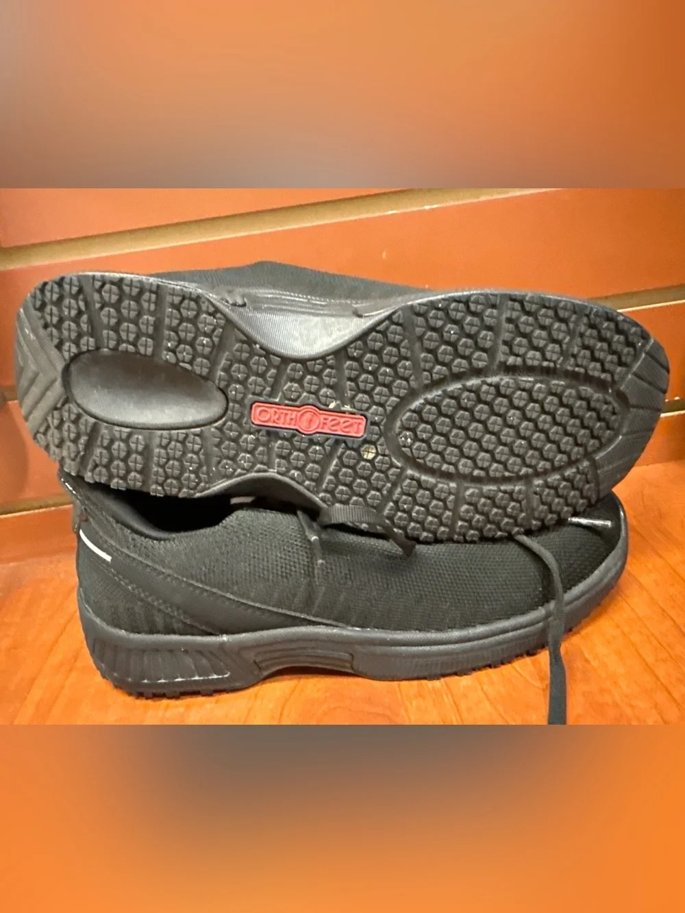 OnToFeet Black Knit Walking Sneakers | Lightweight Comfort Shoes